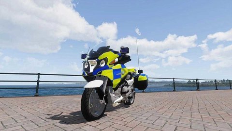 警察摩托车追逐游戏