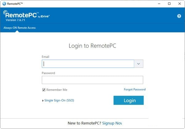 RemotePC桌面远程控制工具 7.6.71 官方版