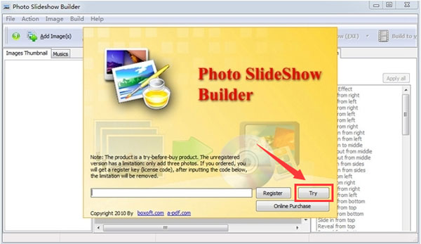 Boxoft Photo SlideShow Builder