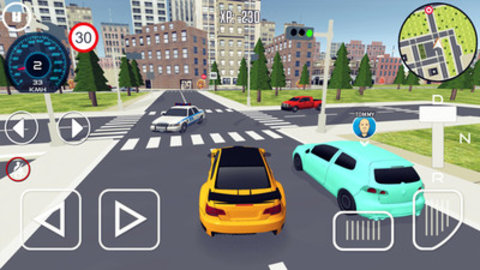 真实模拟城市跑车游戏