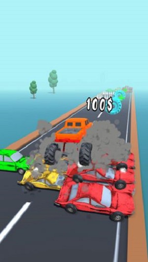 怪兽车轮3D游戏