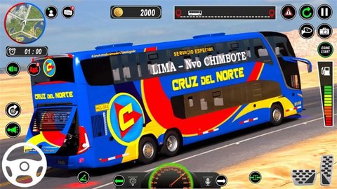 长途客车旅游交通模拟器游戏