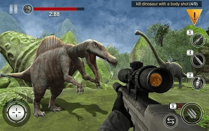 真正的恐龙狩猎游戏