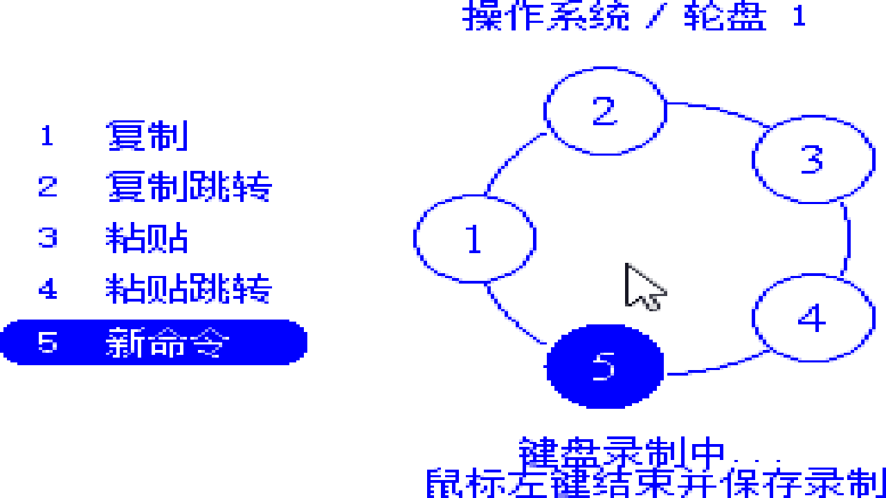 行星轮盘快捷键