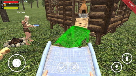 荒岛生存模拟3D游戏
