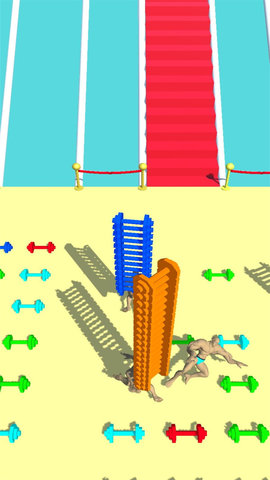 香肠人搭桥模拟游戏