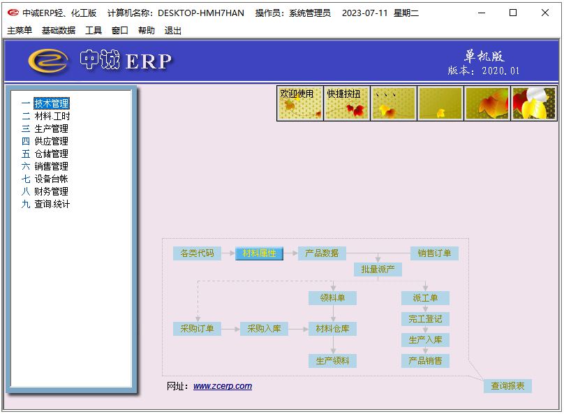中诚ERP企业管理软件