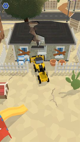 挖掘机拆房子游戏