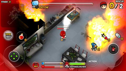 火场消防员游戏