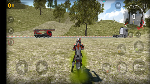 摩托车公路驾驶游戏