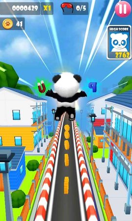 熊猫跑酷游戏