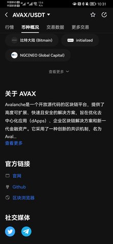 AVAX交易所