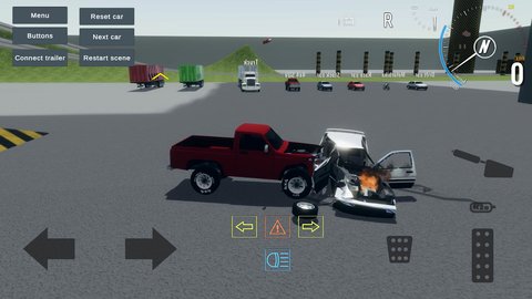 汽车碰撞模拟沙盒游戏