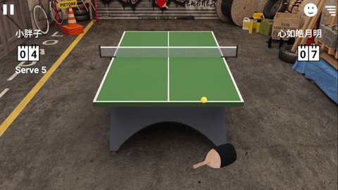 双人乒乓球游戏