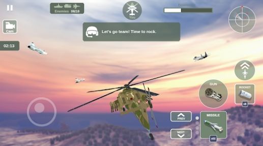 直升机模拟器战争游戏