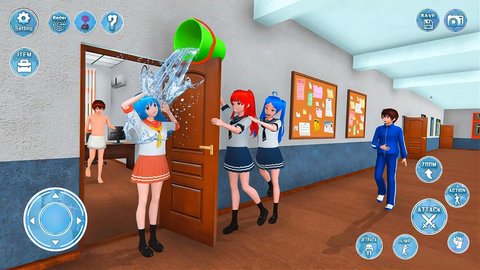 动漫女高中生3D游戏