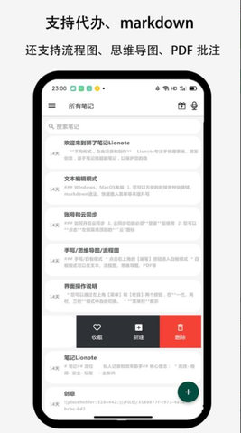 Lionote app