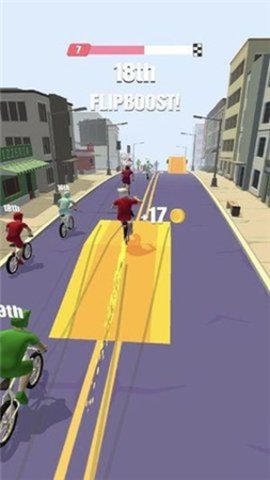 自行车冲撞游戏