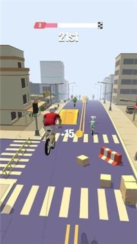 自行车冲撞游戏