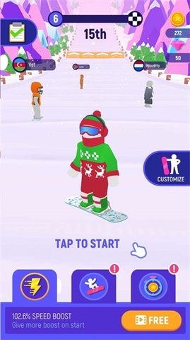压榨滑雪游戏