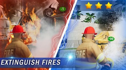 消防员战士游戏