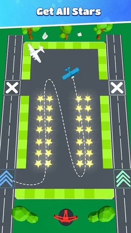 绘制平面机场跑道游戏
