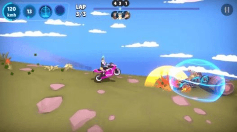山地摩托车首领挑战游戏