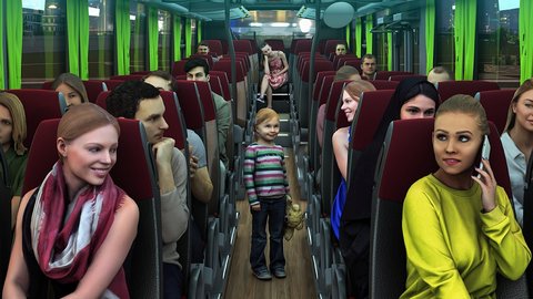 城市巴士司机模拟器游戏