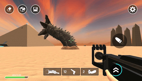 沙漠沙丘机器人游戏