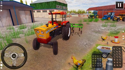 大型农用拖拉机3D游戏