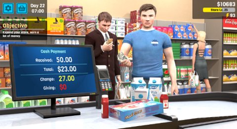超市管理模拟器游戏
