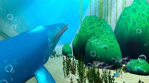 蓝鲸海洋生物模拟3D游戏